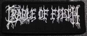 Cradle of Filth Logo 4.5x2" Embroidered Patch