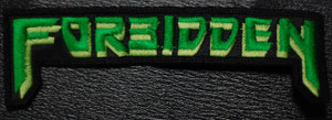 Forbidden - Green Logo 5.5x1.5" Embroidered Patch