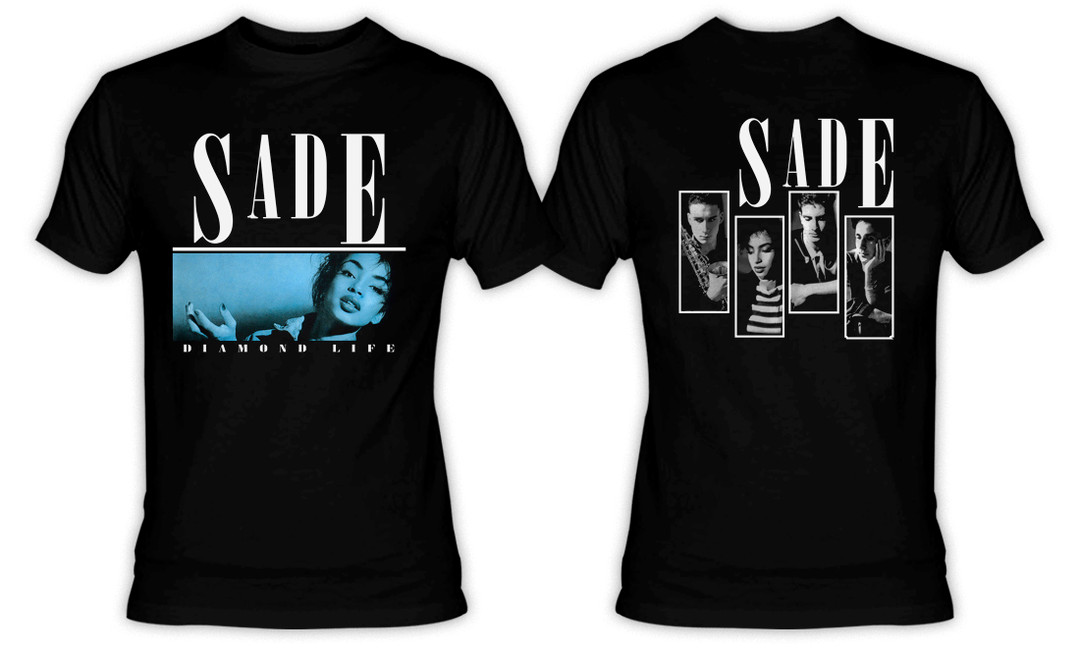Amazon.com: Sade Diamond Life Vintage Women's T-Shirt Small