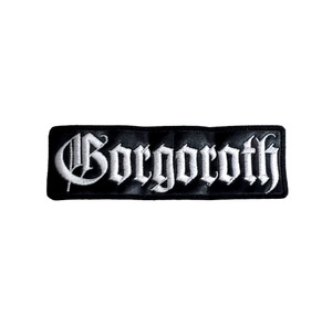 Gorgoroth - Logo 5x1.5" Embroidered Patch