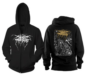 Black Sabbath - Paranoid Zippered Hooded Sweatshirt w/ Embroidery