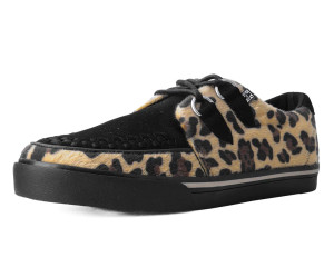 A9946 Black Suede & Brown Leopard Fabric VLK Sneaker