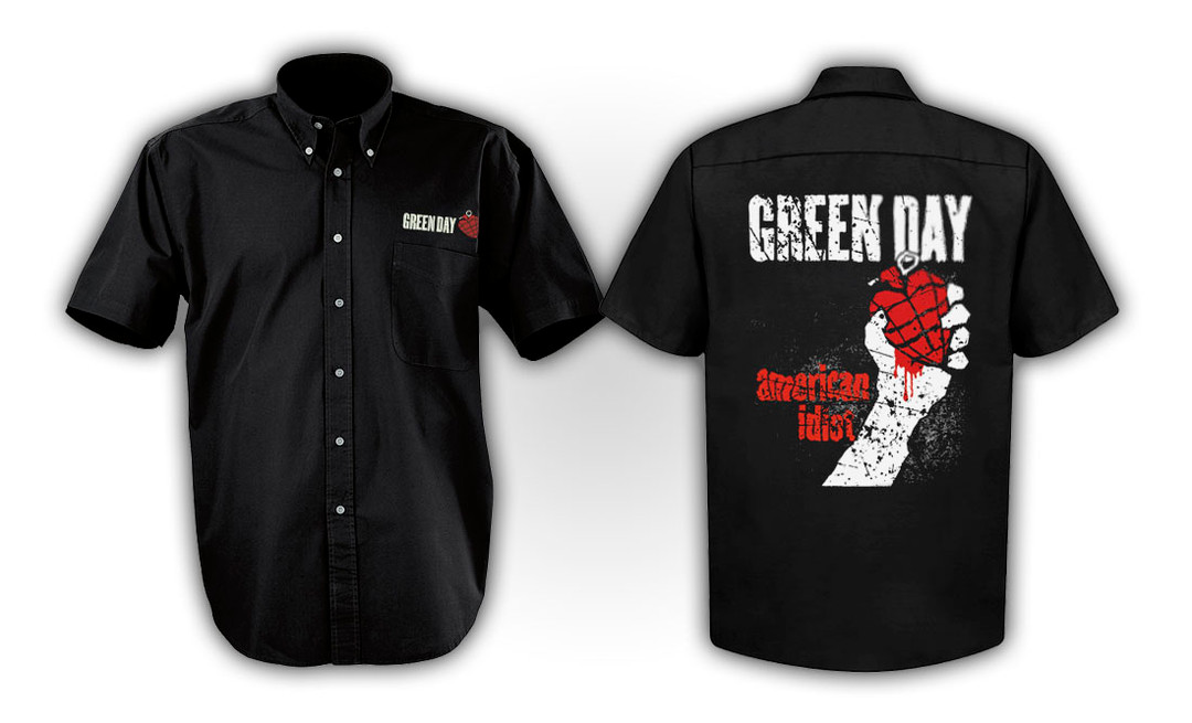 Green Day - American Idiot Workshirt - Nuclear Waste