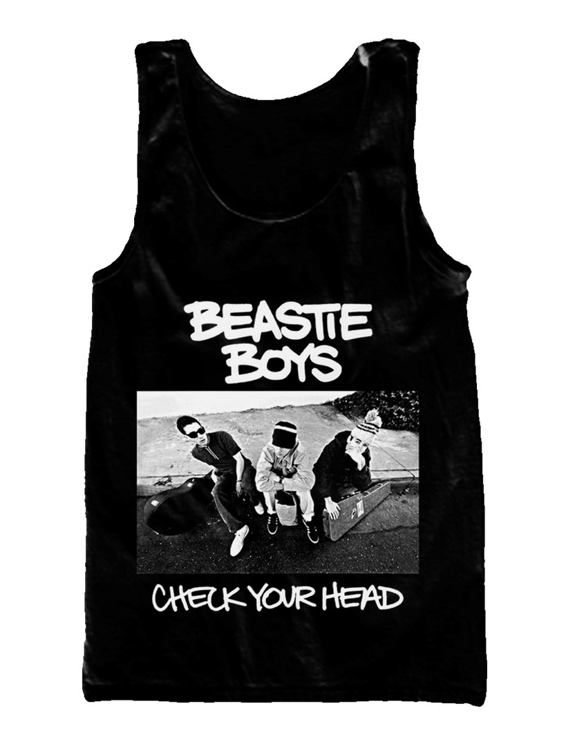 希少BEASTY BOYZ タンクトップ ブラック Beastie Boys - Check Your Head Unisex Tank Top - Nuclear Waste