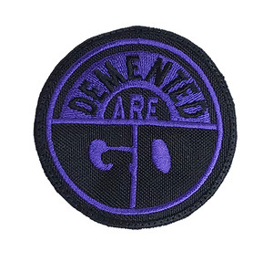 Demented Are Go - Purple Circular Logo 3" Embroidered Patch