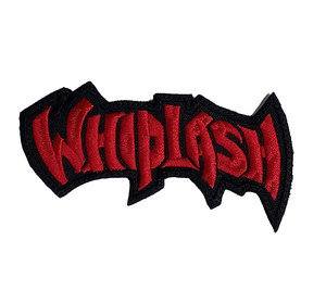 Whiplash - Red Logo 4x2.5" Embroidered Patch