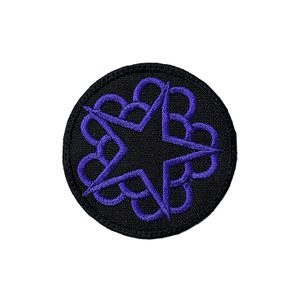 Black Veil Brides - Purple Round Star 3x3" Logo Embroidered Patch