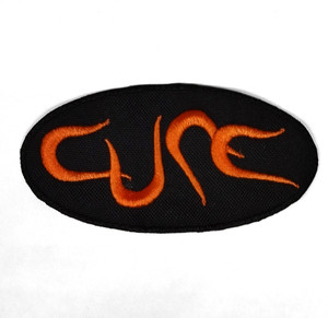 The Cure - Wish Orange 4x2" Embroidered Patch