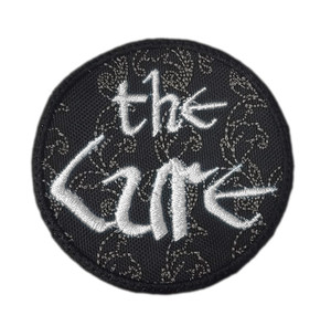 The Cure - The Top White 3x3" Embroidered Patch