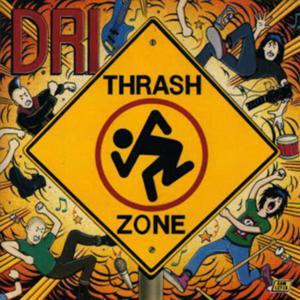 D.R.I. - Thrash Zone  10 x 10" Sublimated Backpatch 