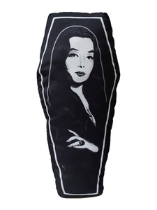The Addams Family - Morticia Coffin Throw Pillow