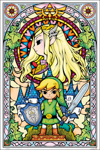 Zelda - Stained Glass 24x36" Poster