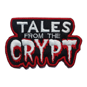 Tales from the Crypt - Red / White Logo 3.5x2.25" Embroidered Patch
