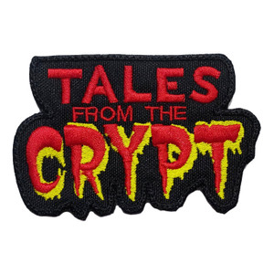 Tales from the Crypt - Red / Yellow Logo 3.5x2.25" Embroidered Patch 