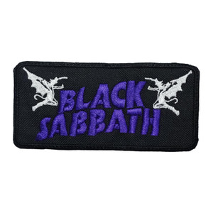Black Sabbath - Demons Logo 4.7x2.2" Embroidered Patch