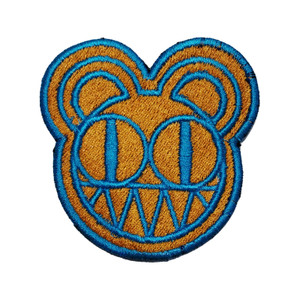 Radiohead - Orange/Blue Bear Logo 3x3" Embroidered Patch
