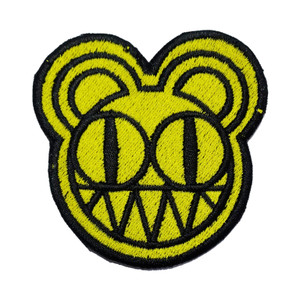 Radiohead - Yellow/Black Bear Logo 3x3" Embroidered Patch