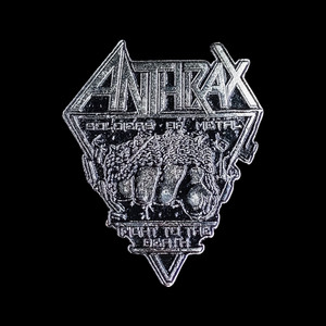 Anthrax - Soldiers of Metal 2x1.5" Metal Badge Pin
