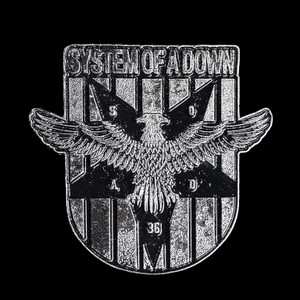 System of a Down - Coat or Arms Eagle 2x2" Metal Badge Pin