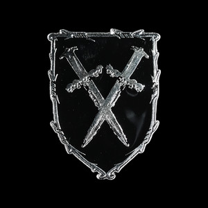 Revenge - Shield of Swords 2x1.5" Metal Badge Pin