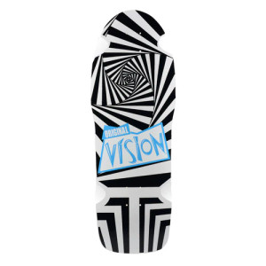 Vision Original White & Black Skateboard Deck 10x30" 