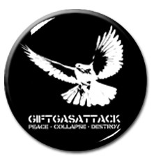 Giftgasattack - Peace Collapse Destroy 1" Pin