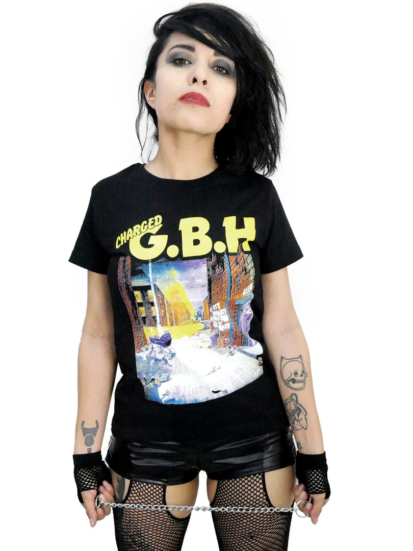 Charged G.B.H. City Baby Attacked by Rats Blouse T-Shirt | Punk outfits,  Rockabilly dress, City baby