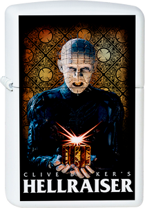 Hellraiser - Pinhead White Lighter Monsters Horror Movie Clive Barker