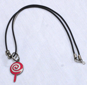 Lollipop Shaped 1x0.5" Metal Pendant