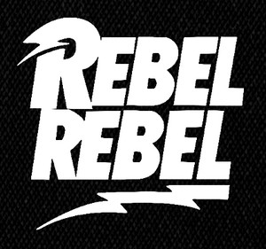 David Bowie Rebel Rebel 5x5" Printed Patch
