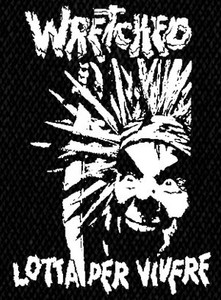 Wretched Lotta Per Vivere 4x6" Printed Patch