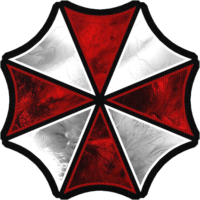 Resident Evil Umbrella Corporation Logo Large Embroidered Jacket Patch