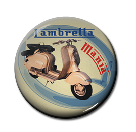 Lambretta Mania 1" Pin