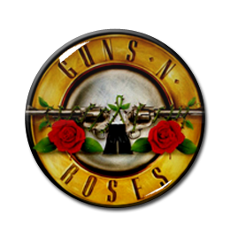 Guns n Roses - Logo 1" Pin