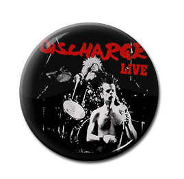 Discharge - Live 1" Pin