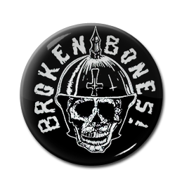 Broken Bones - Skull Warrior 1" Pin