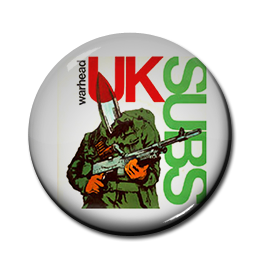 UK Subs - Warhead 1" Pin