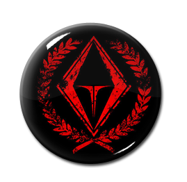 Grendel - Red Logo 1" Pin