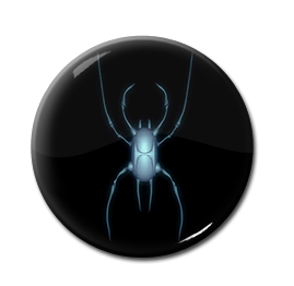 Hocico - Spider Logo 1" Pin