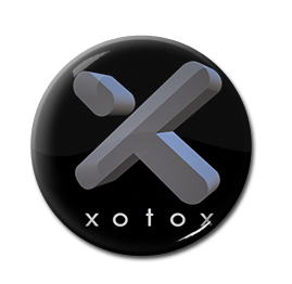 Xotox - Logo 1" Pin