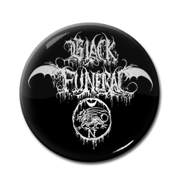 Black Funeral - Logo 1" Pin