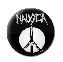 Nausea - Crucifix 1" Pin