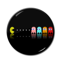 Pac-Man 1.5" Pin