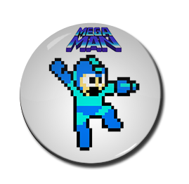 Mega Man - 8bit 1.5" Pin