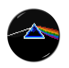 8-Bit Pink Floyd - Dark Side of the Moon 1.5" Pin