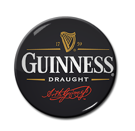 Guinness Draught 1.5" Pin