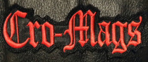 Cro-Mags Logo 4.5x1.5" Embroidered Patch