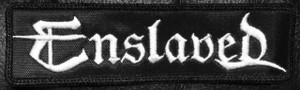 Enslaved - Logo 5x1.5" Embroidered Patch