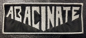 Abacinate - Logo 4x2" Embroidered Patch