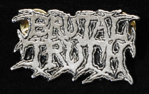 Brutal Truth - Logo 2" Metal Badge Pin